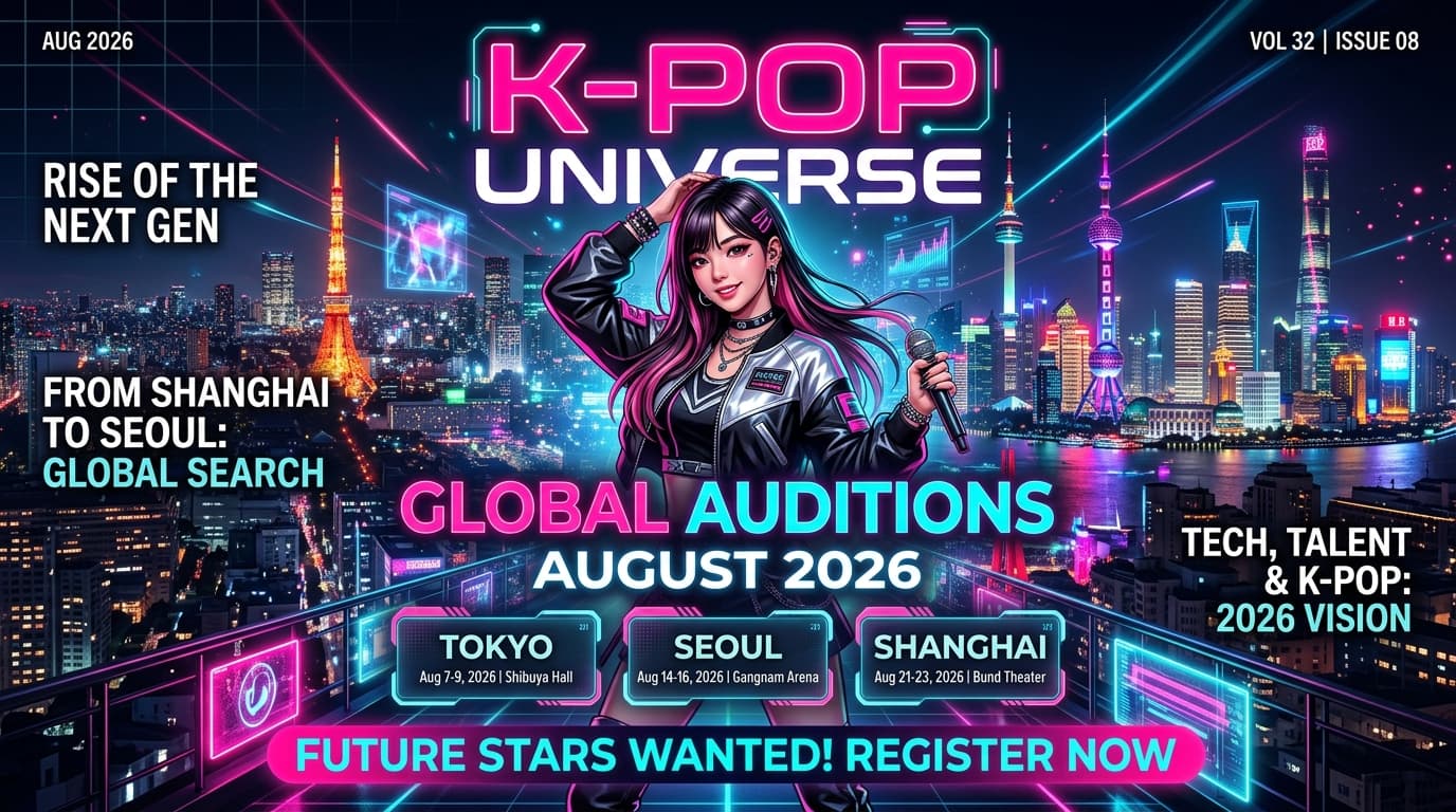 K-Pop 오디션 최신 뉴스 2026년 8월 — YG 8월 중국·일본 투어·HYBE·SM·JYP 종합 일정