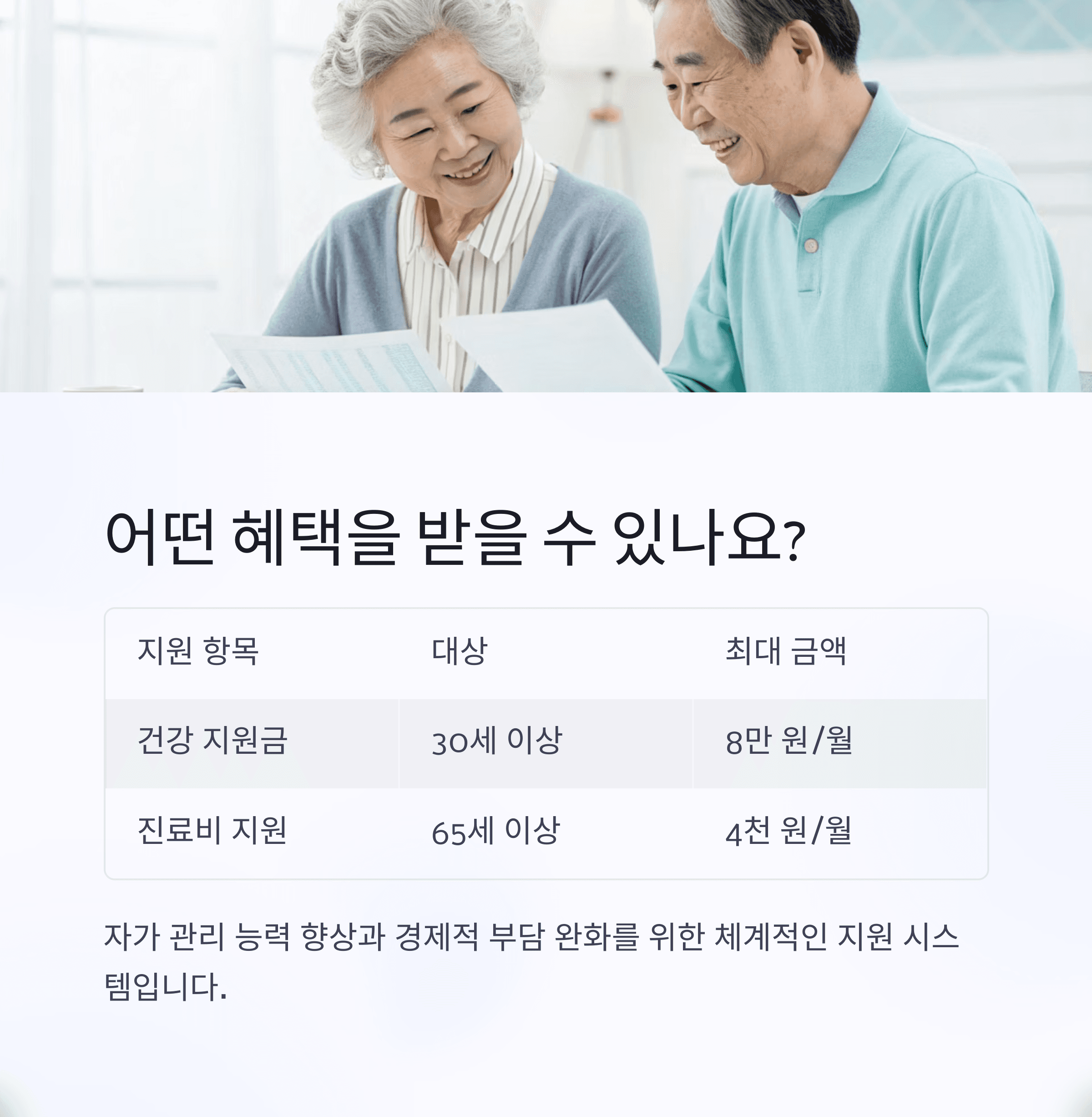 돈버는 고혈압 및 당뇨병 등록 관리 서비스 신청하세요!