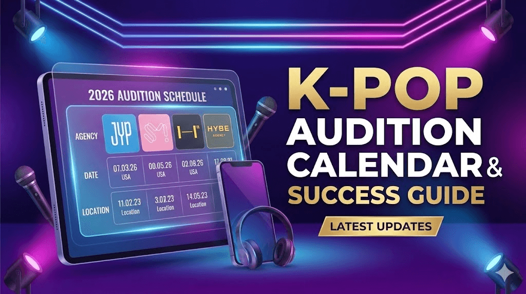 2026 K-Pop Audition Guide: Schedules, Tips & How to Get Noticed