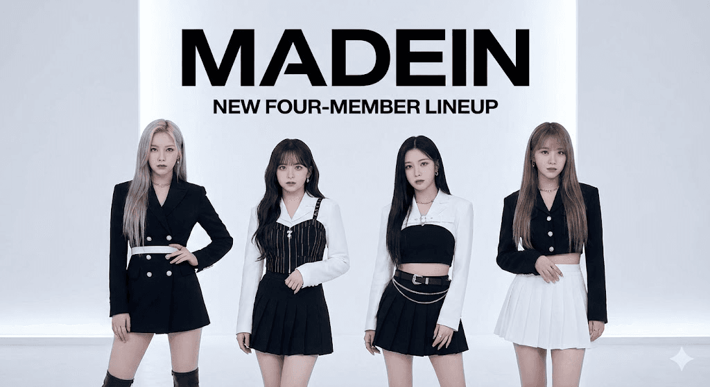 MADEIN Announces Official 4-Member Lineup + Member Profiles + Future Plans after Departures