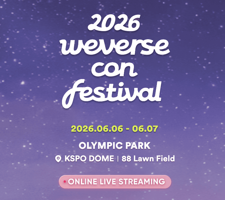 [URGENT] 2026 Weverse Con Festival Returns to Seoul! 'Blind Tickets' Open Tomorrow (Feb 25) for 12 Hours ONLY