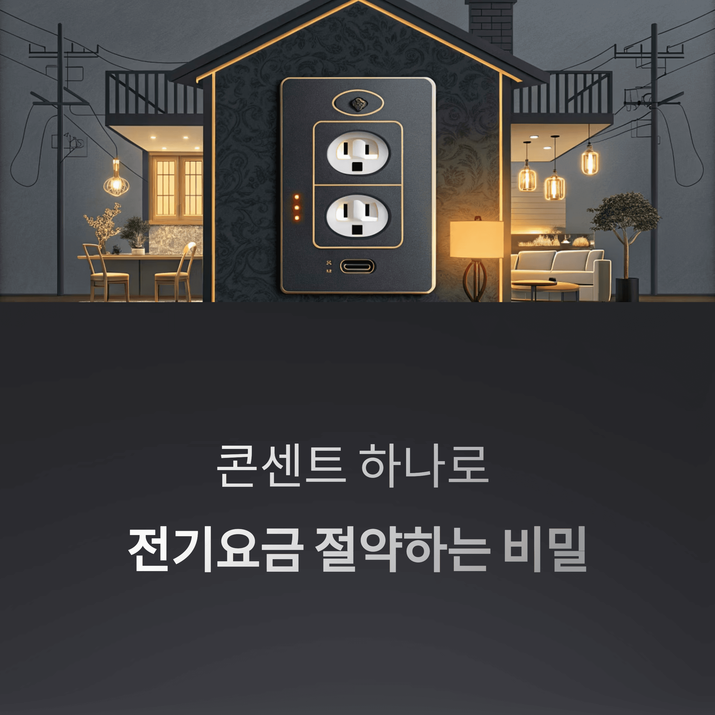 콘센트 하나로 전기요금 절약 — 이것만 알아도 절반은 줄인다!