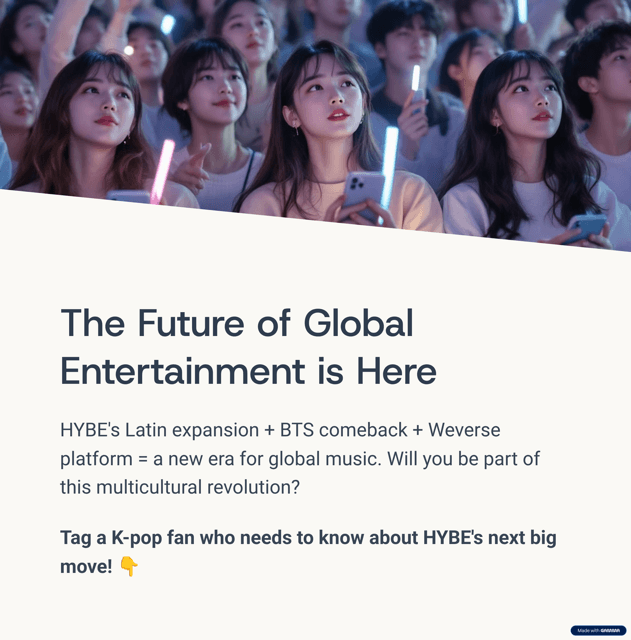 Latin‑Style K‑Pop and HYBE’s New Global Group Strategy